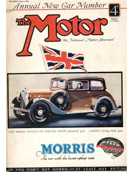 1935 THE MOTOR MAGAZIN 1932 ENGLISCH