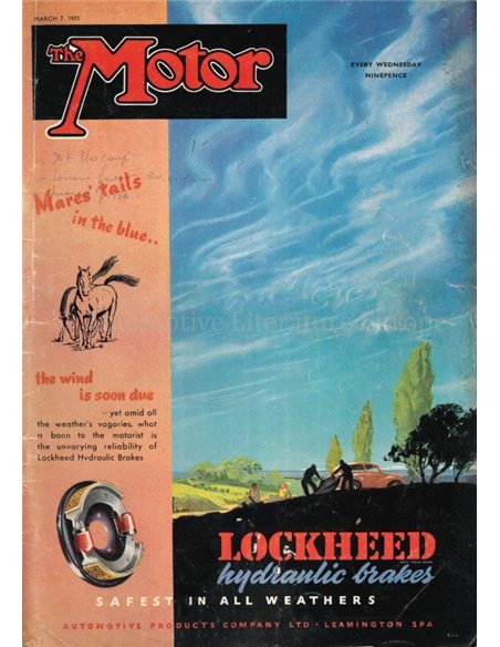 1951 THE MOTOR MAGAZIN 2560 ENGLISCH