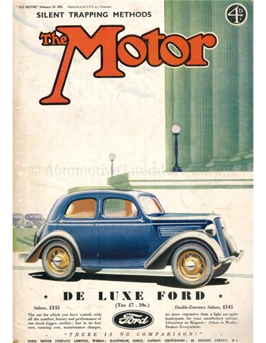 1935 THE MOTOR MAGAZINE 1730 ENGELS