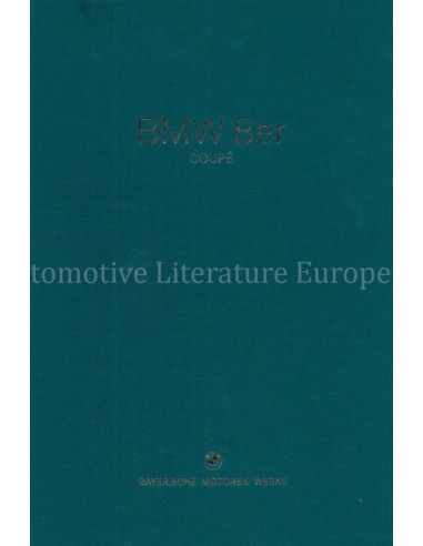 2018 BMW 8 SERIES COUPE HARDCOVER PROSPEKT DEUTSCH