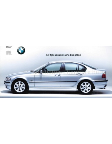 2002 BMW 3 SERIE DESIGNLINE BROCHURE NEDERLANDS