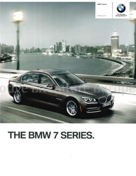 2012 BMW 7 SERIES BROCHURE ENGLISH (US)