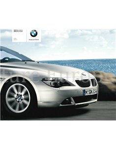 2004 BMW 6 SERIES BROCHURE GERMAN