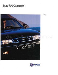 1995 SAAB 900 CONVERTIBLE BROCHURE DUTCH