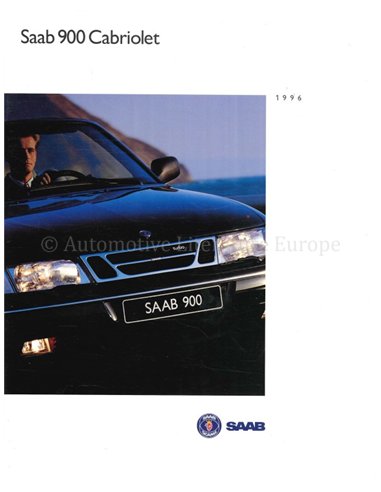 1995 SAAB 900 CONVERTIBLE BROCHURE DUTCH