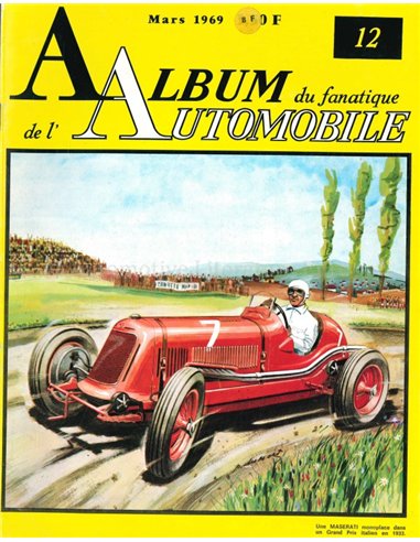 1969 L'ALBUM DU FANATIQUE DE L'AUTOMOBILE' MAGAZINE 12 FRENCH
