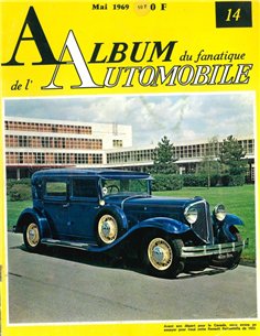 1969 L'ALBUM DU FANATIQUE DE L'AUTOMOBILE' MAGAZINE 14 FRENCH