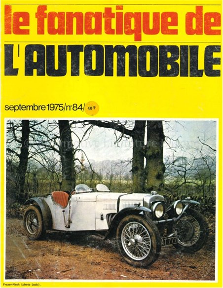 1975 L'ALBUM DU FANATIQUE DE L'AUTOMOBILE MAGAZINE 84 FRANS