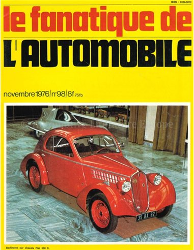 1976 L'ALBUM DU FANATIQUE DE L'AUTOMOBILE MAGAZINE 98 FRANS