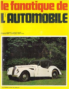 1977 LE FANATIQUE DE L'AUTOMOBILE' MAGAZINE 102 FRENCH
