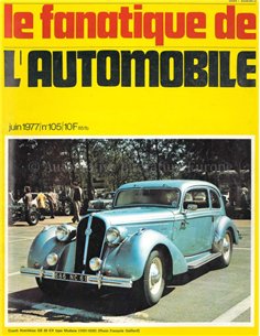 1977 LE FANATIQUE DE L'AUTOMOBILE MAGAZINE 105 FRANS