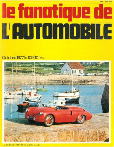 1977 LE FANATIQUE DE L'AUTOMOBILE' MAGAZINE 109 FRENCH