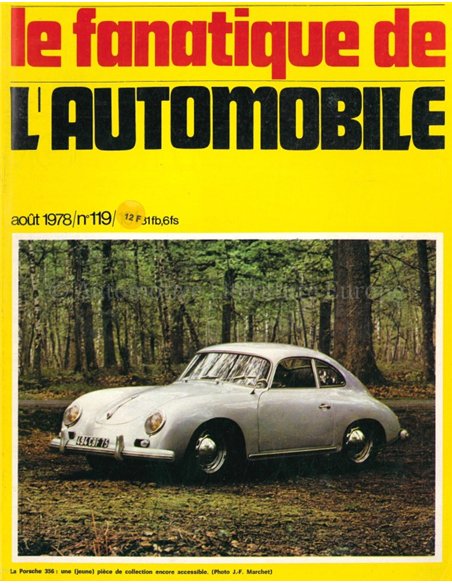 1978 LE FANATIQUE DE L'AUTOMOBILE MAGAZINE 119 FRANS