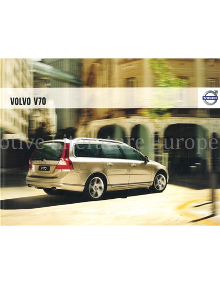 2009 VOLVO V70 BROCHURE NEDERLANDS