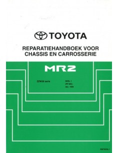 1999 TOYOTA MR2 CHASSIS & CAROSSERIE WERKPLAATSHANDBOEK NEDERLANDS 2
