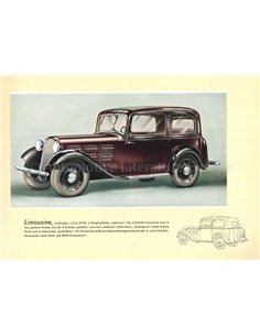 1934 BMW 303 | 315 | 319 PROSPEKT DEUTSCH 2