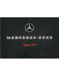1938 MERCEDES BENZ TYPE 320 PROSPEKT DEUTSCH