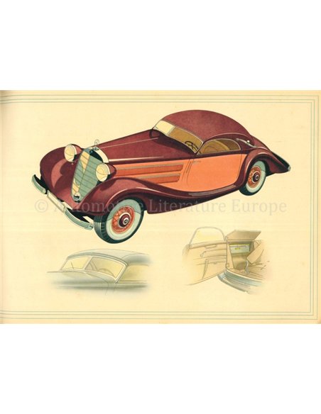 1938 MERCEDES BENZ TYPE 320 BROCHURE DUITS
