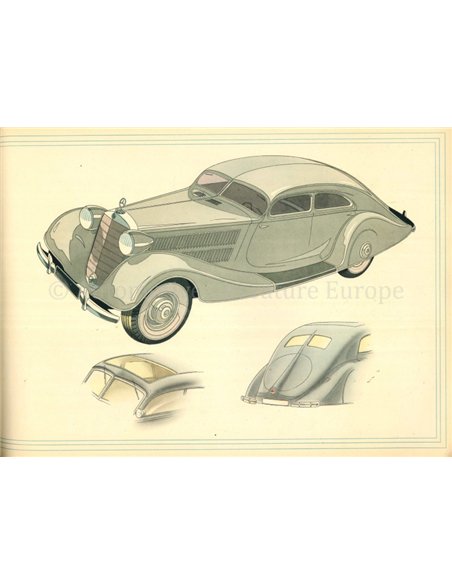 1938 MERCEDES BENZ TYPE 320 BROCHURE GERMAN