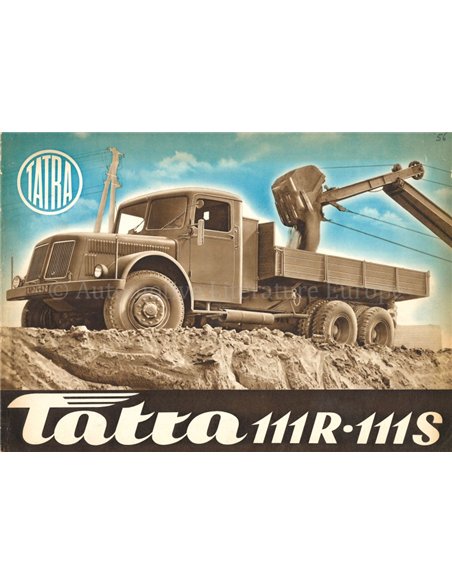 1956 TATRA 111R | 111S TRUCK BROCHURE GERMAN