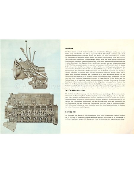 1956 TATRA 111R | 111S VRACHTWAGEN BROCHURE GERMAN