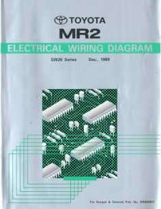 1989 TOYOTA MR2 ELECTRISCHE SCHEMA'S WERKPLAATSHANDBOEK ENGELS