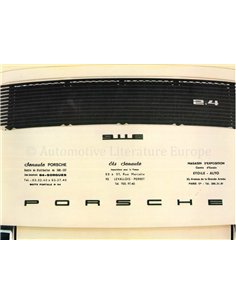 1972 PORSCHE 911 BROCHURE FRENCH