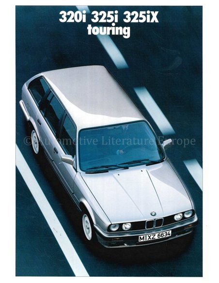 1988 BMW 3 SERIES TOURING BROCHURE GERMAN
