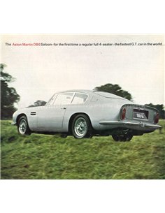 1966 ASTON MARTIN DB6 SALOON PROSPEKT ENGLISCH