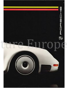 1986 PORSCHE PROGRAMM PROSPEKT ENGLISCH