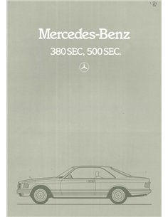 1982 MERCEDES BENZ S KLASSE COUPE BROCHURE NEDERLANDS