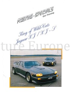 1985 JAGUAR XJ | XJS KOENIG SPECIALS PROSPEKT DEUTSCH