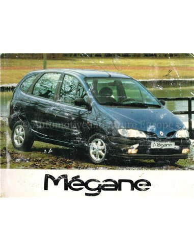 1996 RENAULT MEGANE SCENIC INSTRUCTIEBOEKJE NEDERLANDS