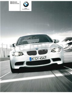 2008 BMW M3 COUPE | SALOON | CONVERTIBLE BROCHURE ENGLISH