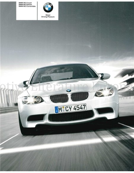 2008 BMW M3 COUPE | LIMOUSINE | CABRIOLET PROSPEKT ENGLISCH