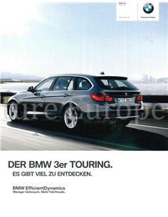 2013 BMW 3 SERIES TOURING BROCHURE GERMAN