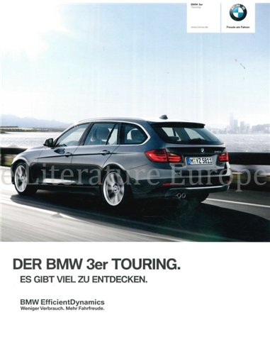2013 BMW 3 SERIE TOURING BROCHURE DUITS