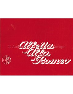 1974 ALFA ROMEO ALFETTA ROSPEKT FRANZÖSISCH