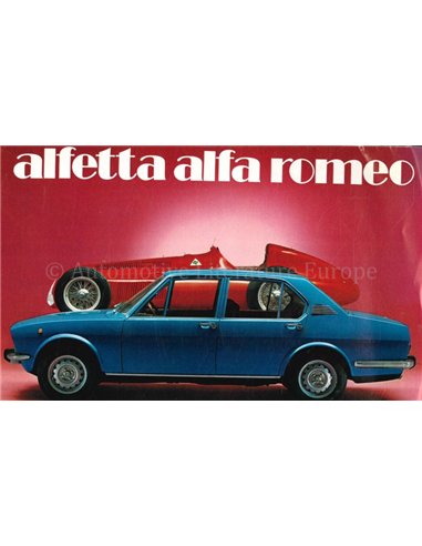 1974 ALFA ROMEO ALFETTA BROCHURE FRENCH