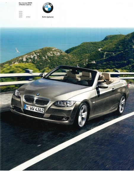 2007 BMW 3 SERIES CONVERTIBLE BROCHURE DUTCH