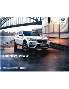 2015 BMW X1 PROSPEKT ENGLISCH