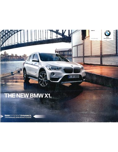 2015 BMW X1 PROSPEKT ENGLISCH