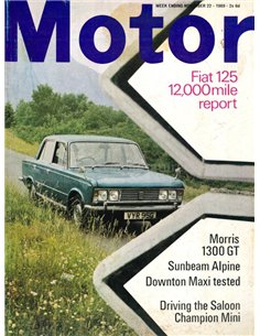 1969 MOTOR MAGAZIN 3518 ENGLISH
