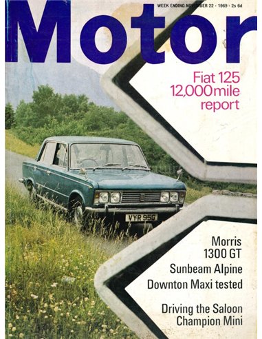 1969 MOTOR MAGAZINE 3518 ENGLISH