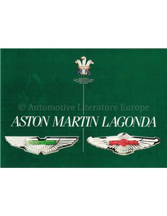 1995 ASTON MARTIN PROGRAMM PROSPEKT ENGLISCH