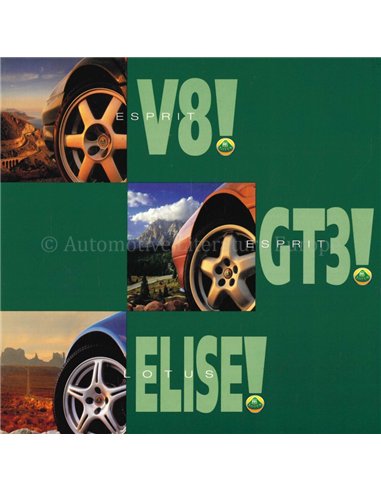 1996 LOTUS PROGAMMA BROCHURE ENGELS