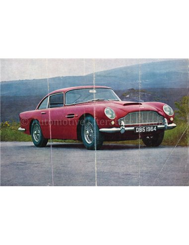 1965 ASTON MARTIN DB5 BROCHURE ENGELS