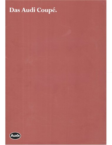1980 AUDI COUPE BROCHURE DUITS