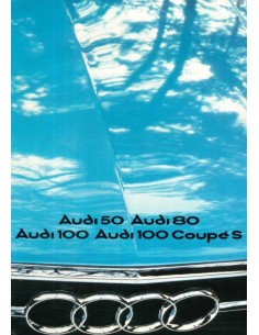 1976 AUDI RANGE BROCHURE FRENCH