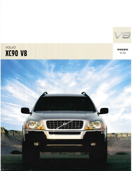 2005 VOLVO XC90 PROSPEKT ENGLISCH